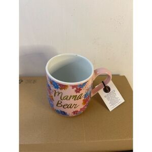 Etta Vee "Mama bear" coffee mug pink blue new